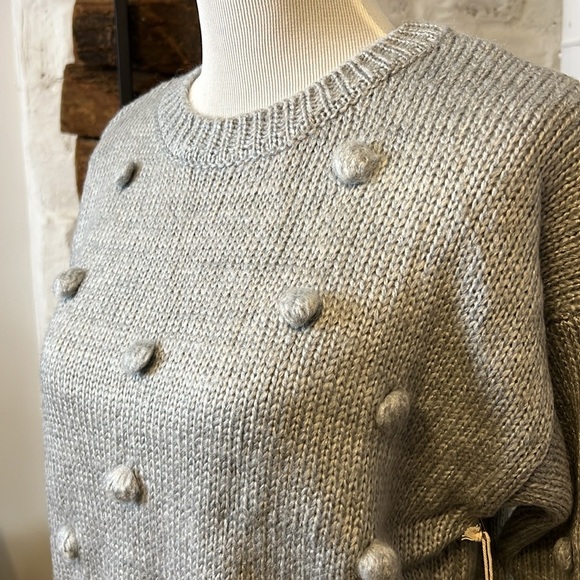NWT | Lumière | Pom Pom Knit Sweater - Picture 2 of 6
